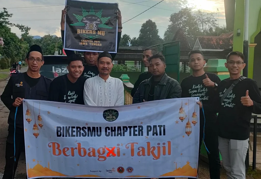 BikersMu Chapter Pati Berbagi Takjil, Sinergi Bersama Lazismu dan Pemuda Muhammadiyah