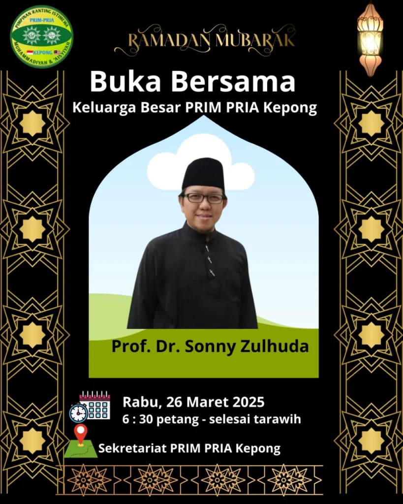 PRI Muhammadiyah-Aisyiyah Kepong Laksanakan Buka Bersama dan Salat Tarawih