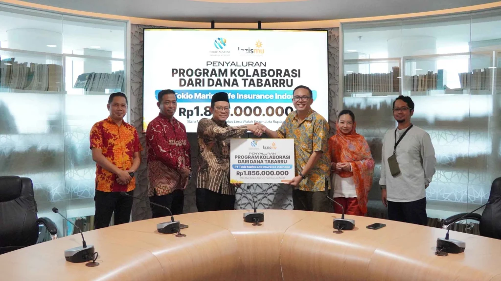 Salurkan Rp1,8 Miliar, PT Tokio Marine Life Insurance dan Lazismu Dukung Program Sosial