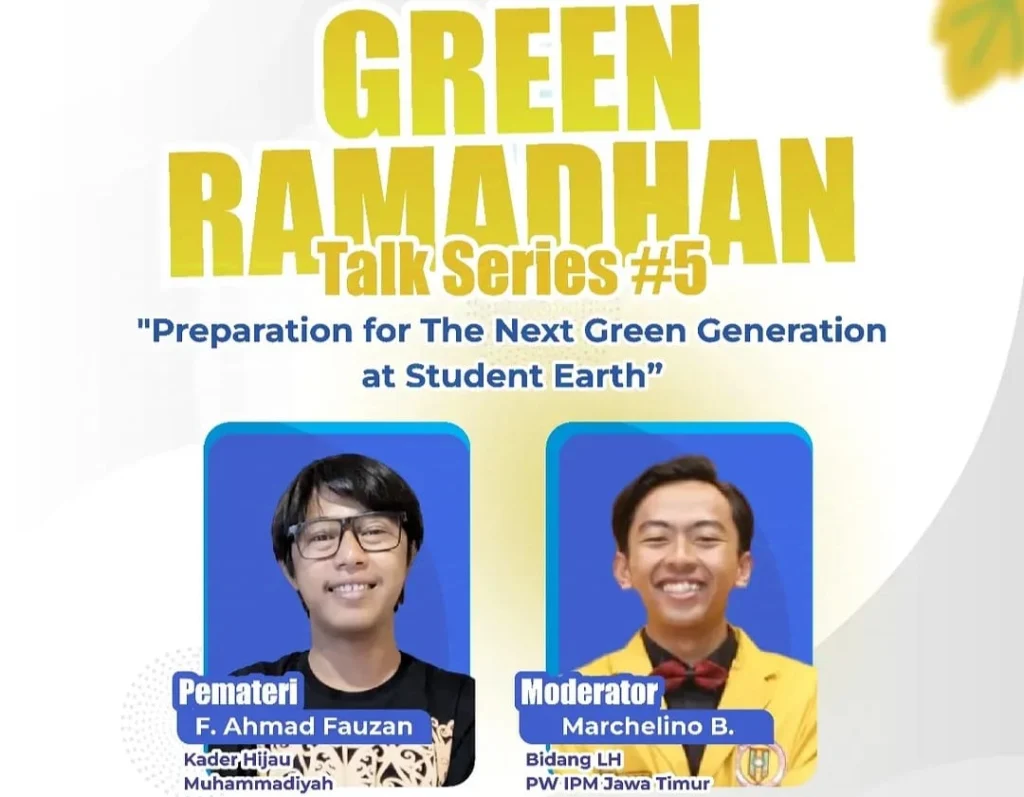 Kajian Green Ramadan Edisi Pamungkas, PP IPM Serukan Regenerasi Aktivis Lingkungan