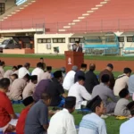 Pemuda Muhammadiyah Kota Madiun Gelar Salat Idul Fitri 1446 H di Stadion Wilis