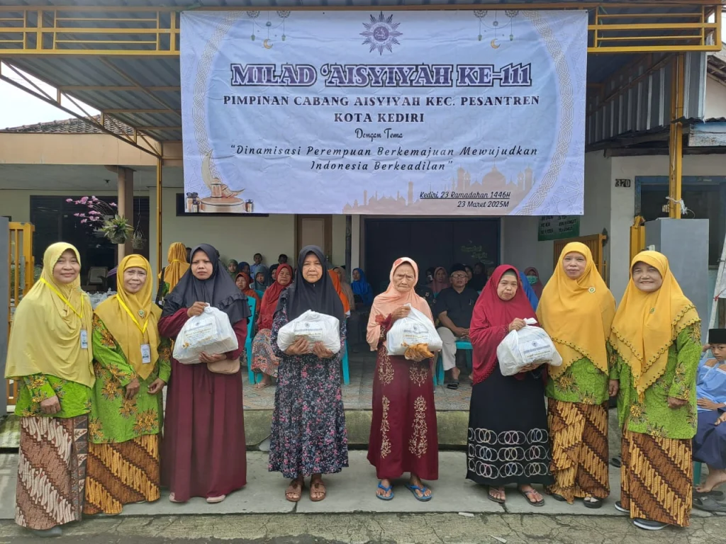 Milad Aisyiyah ke-111: Lebih dari 1000 Santunan dan Beragam Kegiatan Sosial Warnai Perayaan di Kota Kediri