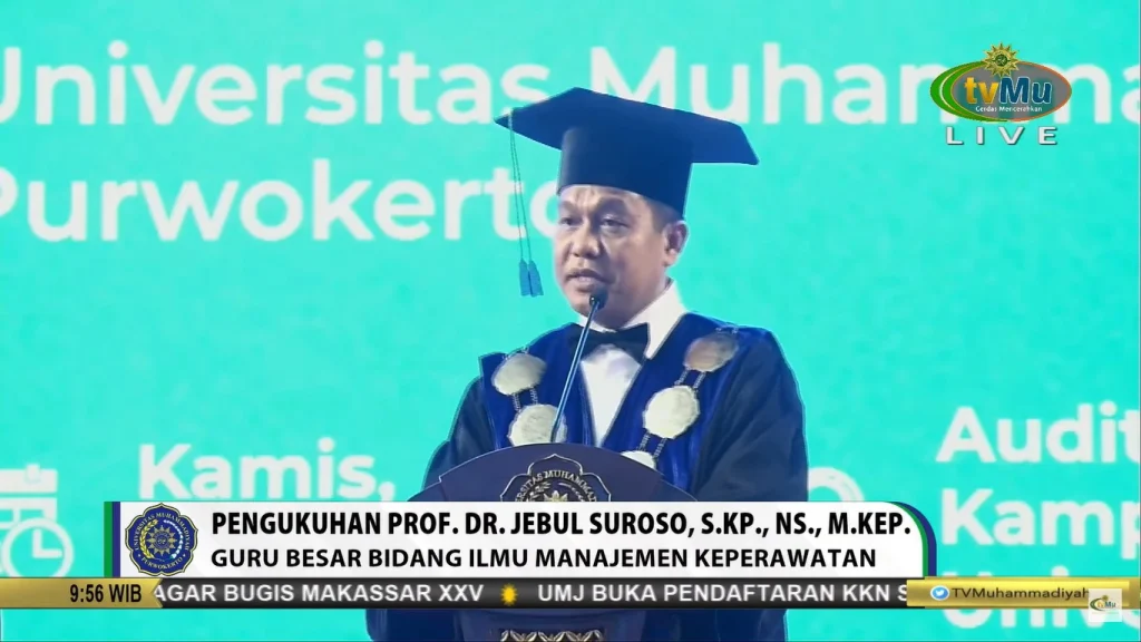 Rektor UMP Jebul Suroso Resmi Dikukuhkan sebagai Guru Besar, Berikut Profilnya