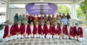 Prodi Pendidikan Profesi Bidan FIK UM Surabaya Lakukan Praktik Kebidanan Stase Komunitas di Tanah Kali Kedinding