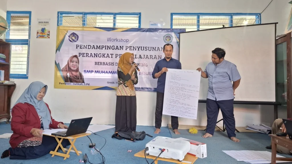 SMP Muhammadiyah 8 Benjeng Gelar Workshop Inovatif: Susun Perangkat Pembelajaran Berbasis Deep Learning