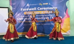 Tari Sekar Giri dan Golden Cucumber Semarakkan Farewell Ceremony Spemutu Gresik