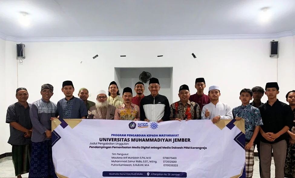 PRM Karangrejo Gandeng Tim Pengabdian Unmuh Jember, Kembangkan Dakwah Digital Lewat Instagram
