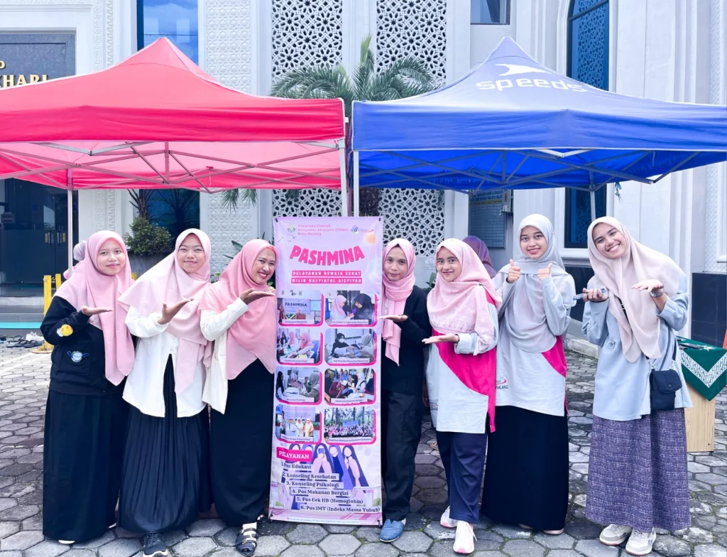 PASHMINA Ramaikan Gebyar Milad NA dengan Layanan Kesehatan dan Games Seru