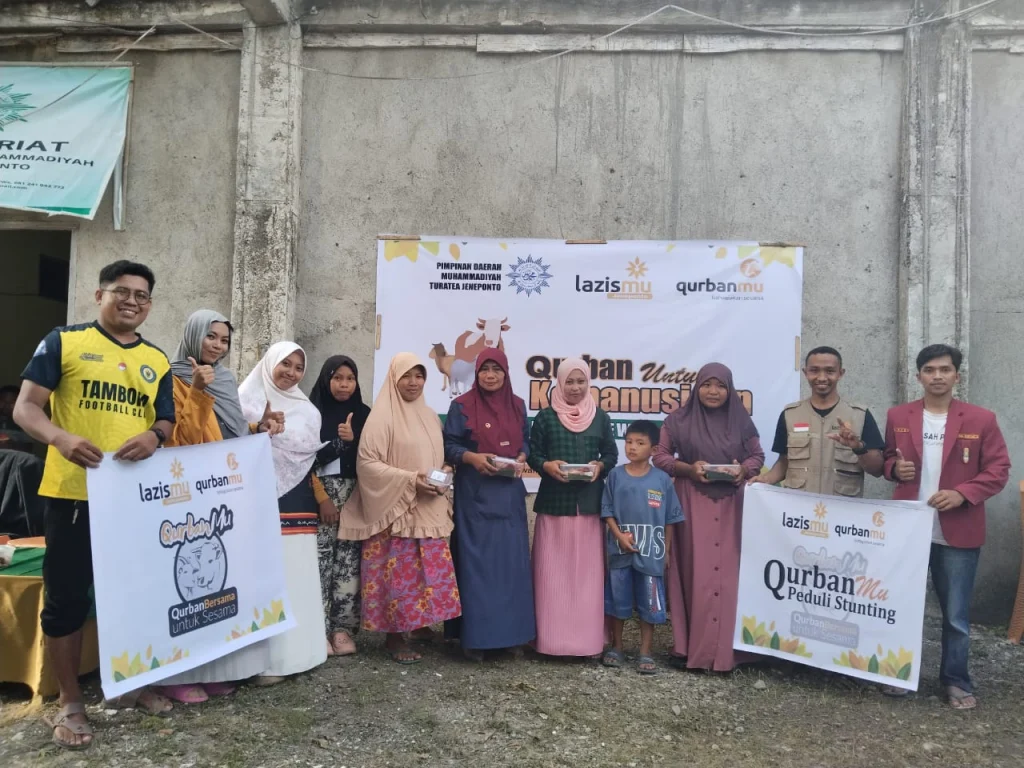 IMM dan LAZISMU Jeneponto Salurkan Daging Kurban