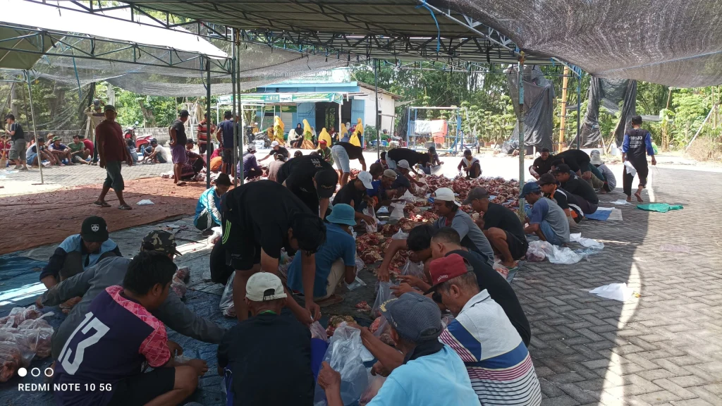 PRM Gempolpading Sukses Laksanakan Qurban 1446 H, 10 Sapi dan 4 Kambing Disembelih