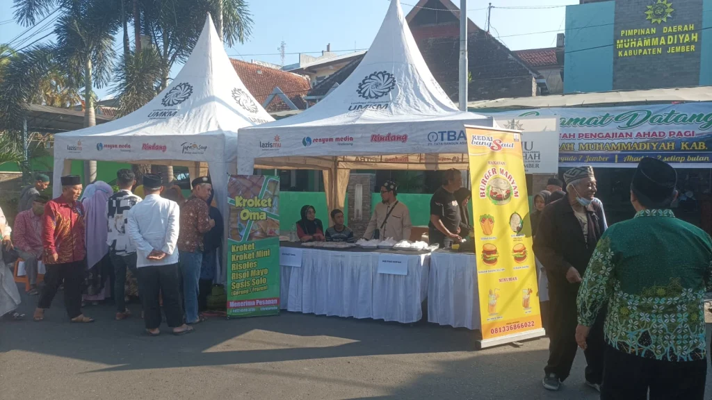 Muhammadiyah Jember Dorong Ekonomi Umat Lewat Bazar Pengajian Ahad Pagi