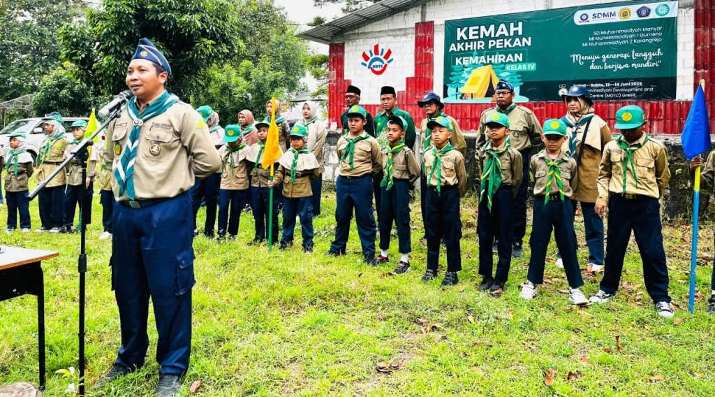 Ketua Kwarda HW Gresik Buka Kemahiran SDMM-Mimsagum-Mimdaka di MDTC Panceng