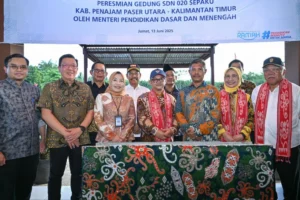Mendikdasmen Resmikan Gedung Baru SD Negeri 020 Sepaku, Wujudkan Ruang Belajar yang Aman dan Nyaman