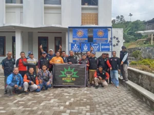BikersMu Chapter Kendal Gelar Riding 4 Humanity Menuju Lereng Gunung Prau
