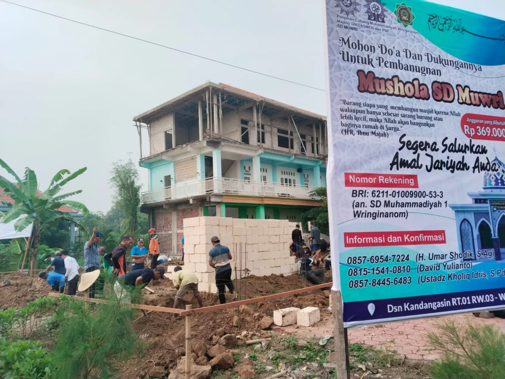 SD Muwri Bangun Mushola, Wujudkan Pendidikan Religius
