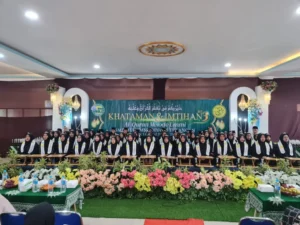 Penuh Makna, SMP Mulia Tulangan Sukses Adakan Khataman dan Imtihan