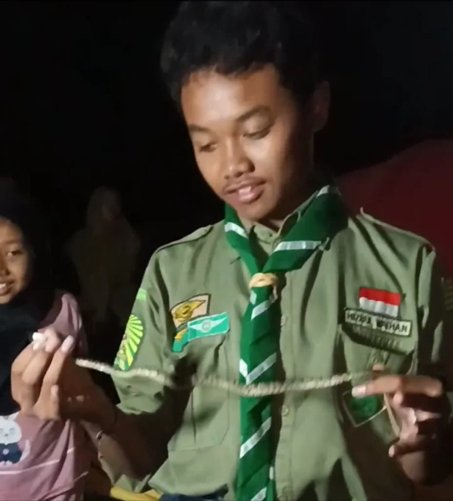 Bryand Sahabat Satwa: Peserta Kemah Besar HW yang Sigap Amankan Reptil dari Area Perkemahan