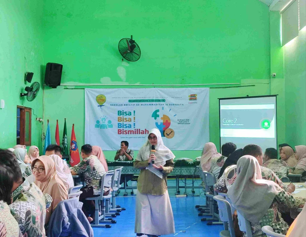 Workshop Sekolah Kreatif Baratajaya Bahas Integrasi Praktik Tujuh Kebiasaan Efektif