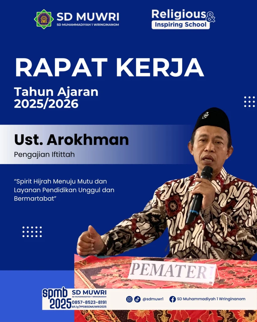 Tingkatkan Mutu Pendidikan: SD Muwri Adakan Rapat Kerja Tahun Pelajaran 2025/2026