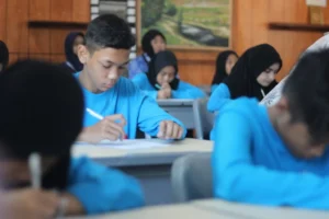 Tes Potensi Diri Warnai Liburan Murid Baru Kelas 7 SMP Muhammadiyah 8 Batu
