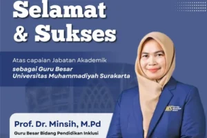 Prof Minsih Raih Gelar Guru Besar, Mahasiswa Magister UMS Banjiri Ucapan Selamat
