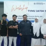 Empat Siswa Berbakat SMK TI Muhammadiyah 11 Paciran Ikuti Workshop Jurnalistik tvMu Jatim 1 di Surabaya