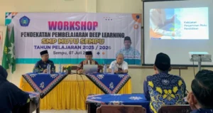 Mantapkan Tahun Ajaran Baru, SMP MUTU Sempu Gelar Workshop Deep Learning bersama Pengawas Pembina