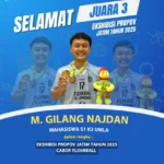 Mahasiswa Umla Raih Medali dalam Ajang Porprov Jatim Cabor Floorball