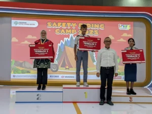 SMK Muhammadiyah 1 Kepanjen Raih Juara Nasional di Safety Riding Camp 2025