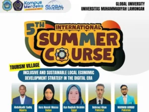 Umla Gelar 5th International Summer Course Bertema Desa Wisata, Hadirkan Peserta dari 8 Negara