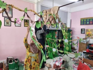 Sampai Bergelantungan, SD Muhammadiyah 1 Driyorejo Persiapan MPLS Sambut Tahun Ajaran Baru