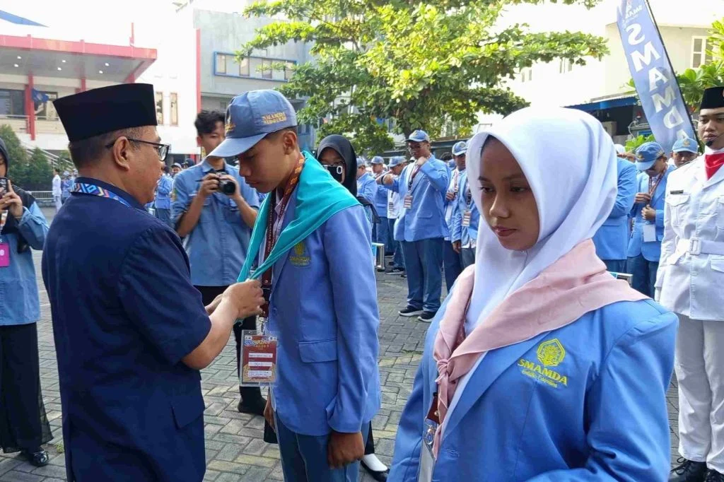 Atraksi Repling Pukau Peserta Fortasi Smamda Sidoarjo