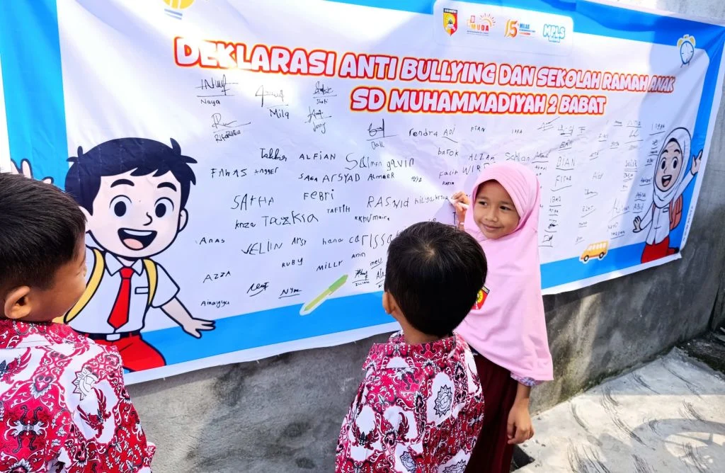 Kami Tidak Diam: Siswa SD Muhammadiyah 2 Babat Nyatakan Sikap Anti Bullying