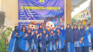 Menggemaskan! Mutu dan Moly Bikin MPLS SD Muhammadiyah 1 Bangkalan Makin Meriah