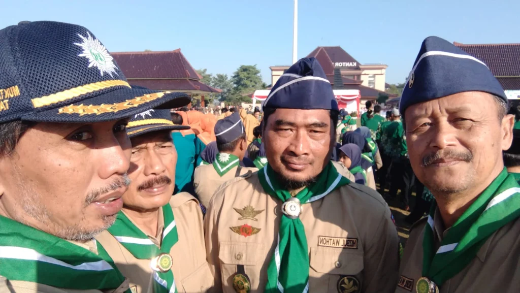 Kwarda HW Kabupaten Blitar Tunjukkan Semangat Kebersamaan di Apel Bersama Tahun Baru Islam 1447 H
