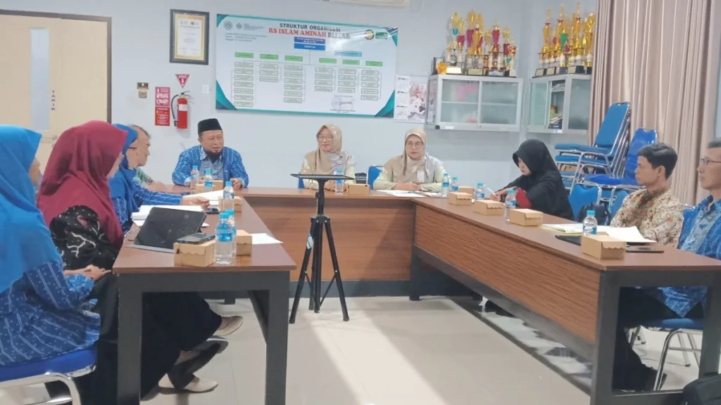 Sinergi Hebat! SMK Muhammadiyah 1 Blitar Jalin Koordinasi Strategis dengan RSI Aminah Blitar