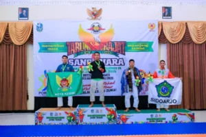 Rafli Hikmal, Atlet Tarung Derajat Smamuga Raih Perunggu di Porprov Jatim IX 2025