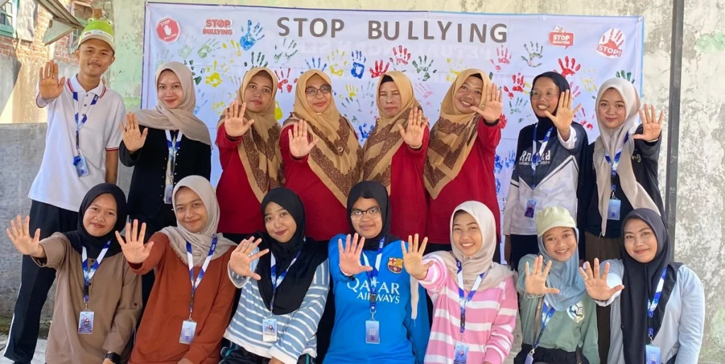 Edukasi Anti Bullying serta Bakti Sosial jadi Penutup MPLS TK DWP Pinggir dan KB Tunas Bahagia