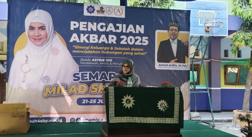 Astrie Ivo: Tegaskan Sinergitas Sekolah dan Keluarga dalam Milad ke-47 SMAMIV