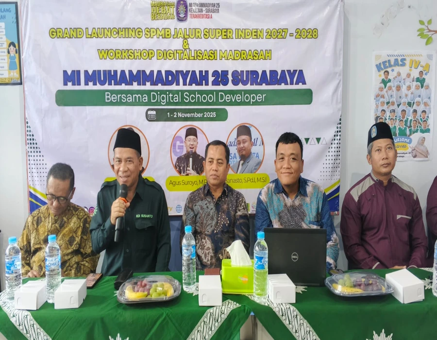 Target SPMB 2026/2027 Terpenuhi, MIM 25 Surabaya Luncurkan Jalur Super Inden 2027/2028 Sekaligus Resmikan Digitalisasi Madrasah