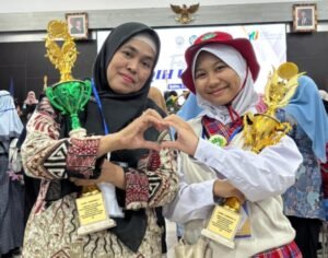 Kompak, Kepala Sekolah dan Duta Sekolah SD Almadany Raih Juara pada Festival Faqih Usman ke-9