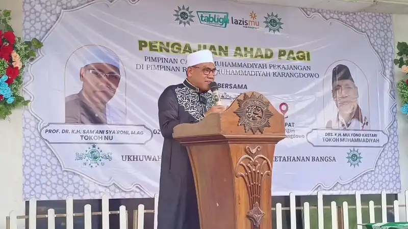 Sinergi Dakwah Muhammadiyah dan NU Menggema di Pengajian Ahad Pagi