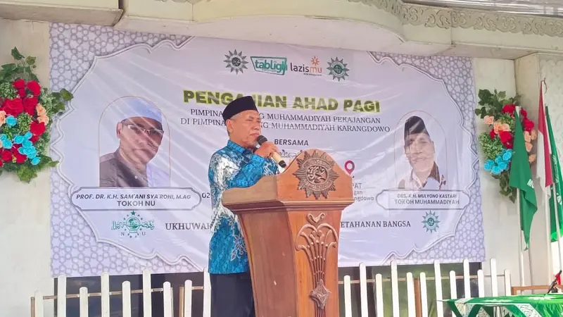 Sinergi Dakwah Muhammadiyah dan NU Menggema di Pengajian Ahad Pagi