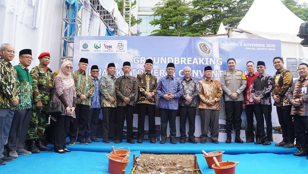 Groundbreaking Uhamka Tower dan Convention Hall, Wujud Komitmen Jadi Perguruan Tinggi Unggul dan Berperadaban