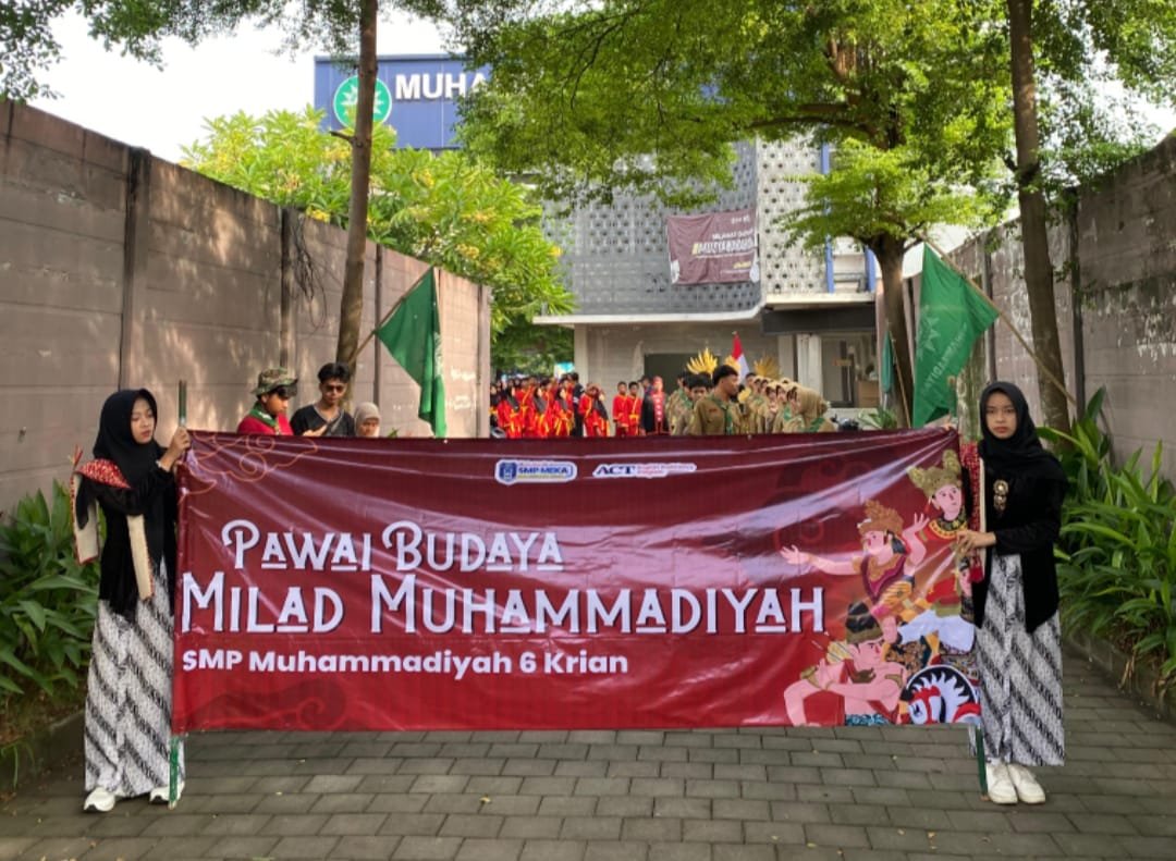 Sebanyak 1.113 Peserta Meriahkan Pawai Milad ke-113 Muhammadiyah PCM Krian