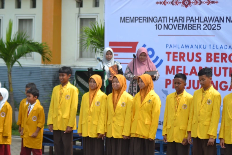 Semangat Pahlawan Menyala di MBS Porong lewat Apel dan Pelantikan Ortom