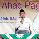 Muhammad Khoirul Abduh Sampaikan Tema Bijak Bermedia Sosial dalam Pengajian Ahad Pagi PCM Tulangan