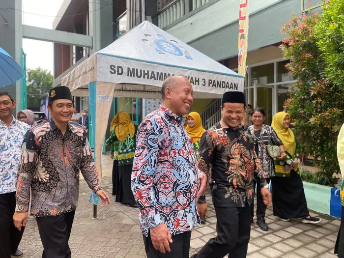 Deputi Kemenko PMK RI Kunjungi SD Muga Pandaan, Ini yang Dibahas