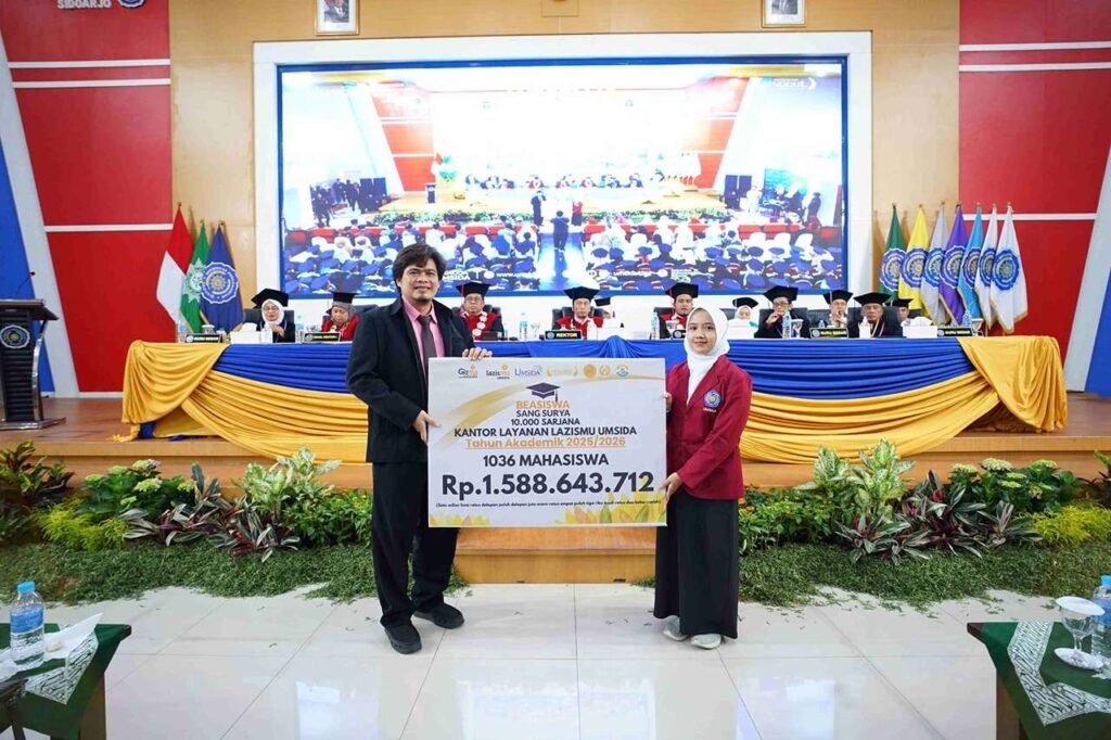 KLL Lazismu Umsida Kembali Salurkan Rp 1,5 Miliar Beasiswa Sang Surya