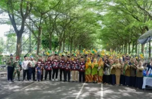 HW Kabupaten Kediri Meriahkan Milad ke-113 Muhammadiyah dengan Parade Semapore dan Lomba Pionering Mini